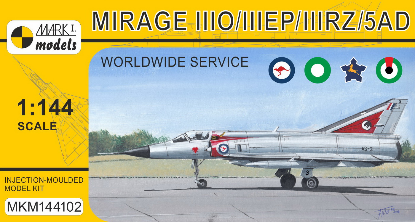 Mirage IIIO/EP/RZ/5AD 'Worldwide Service' RAAF,PAF,SAAF,UAEAF - Click Image to Close